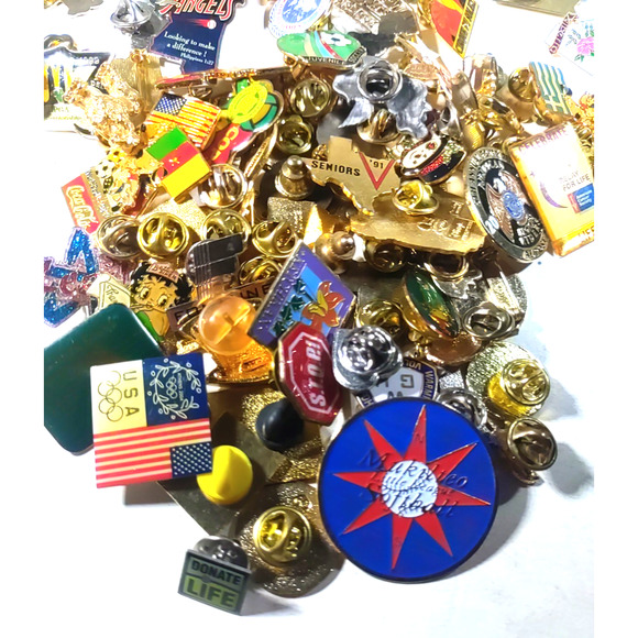 Hat Lapel Pin Pin Backs 1 Pound - Picture 10 of 13